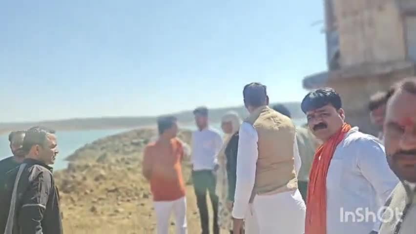 शाहगढ़: शाहगढ़ में पानी की समस्या के मद्देनजर विधायक ने चंदिया बांध का निरीक्षण किया