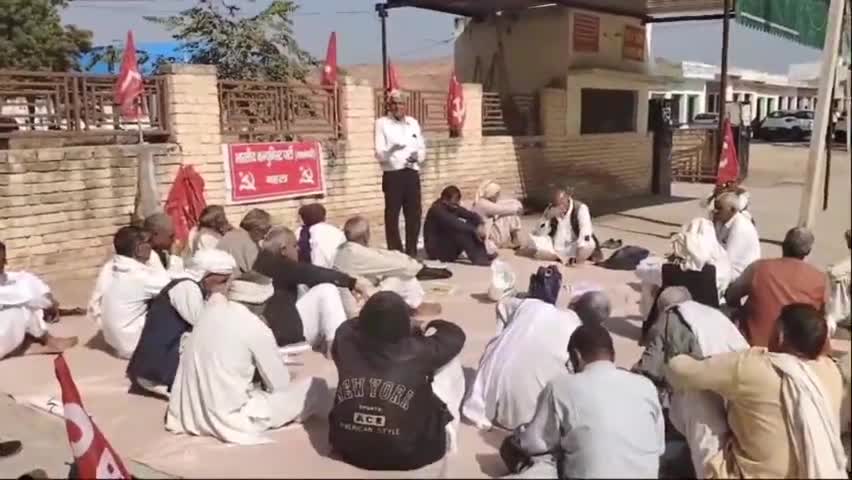बहल: बहार में अनाज मंडी में भारत की कम्युनिस्ट पार्टी की बैठक, जनविरोधी नीतियों के खिलाफ जन जागरण अभियान जारी