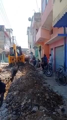 nimbada Nagar Nigam dwara Karya pipeline 24 ghante pipe line ka Karya