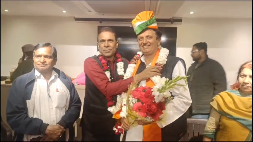 शाहदरा: शाहदरा विधानसभा के नवनिर्वाचित विधायक संजय गोयल का स्वागत समारोह आयोजित