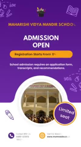 Admission open for session 2025-26
MVM NADAUN