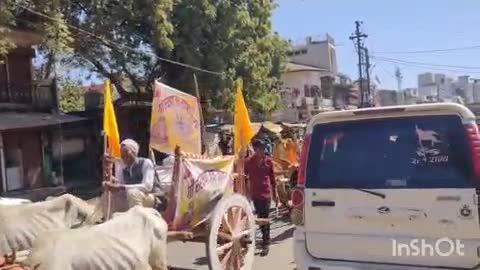 माखन नगर रात्रि विश्राम के बाद माखन नगर से जन जागरण यात्रा रवाना हुई