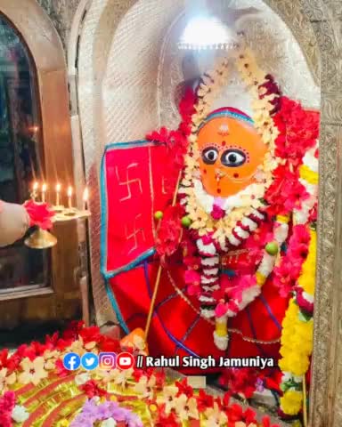 संध्या कालीन आरती दर्शन मां हरसिद्धि शक्तिपीठ रानगिर सागर दिनांक 08/03/25 शनिवार #जय_मां_हरसिद्धि #rahulsinghjamuniya