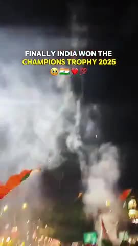 CHAK DE BHARAT 🇮🇳
Team India wins ICC Champions Trophy — beat New Zealand by 4 wickets 🏆 #INDvsNZ