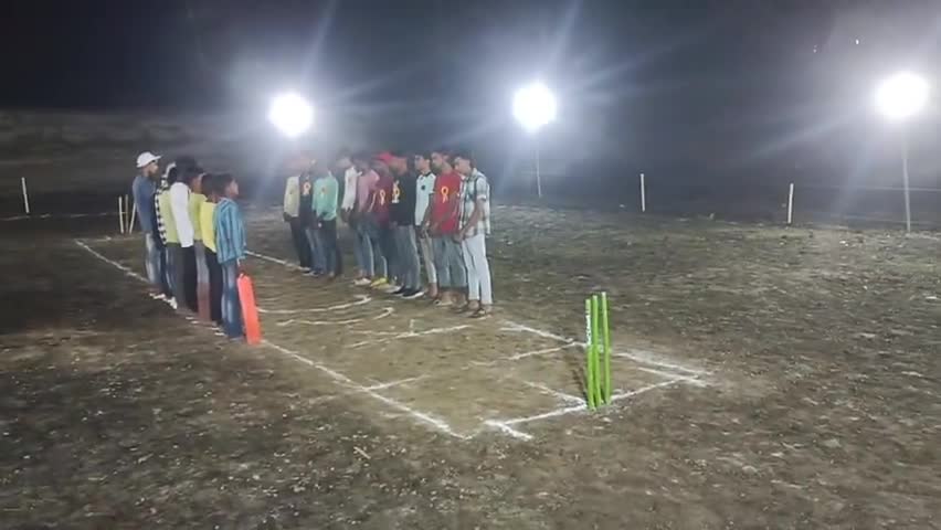 खानाबाड़ी में खानाबाड़ी के युवाओं द्वारा एक डे@ नाइट क्रिकेट खेल का आयोजन किया गया।।।