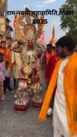 Torpa ram navami mahasamiti torpa ki taraf se krishna radhe ki jhaki niklai
