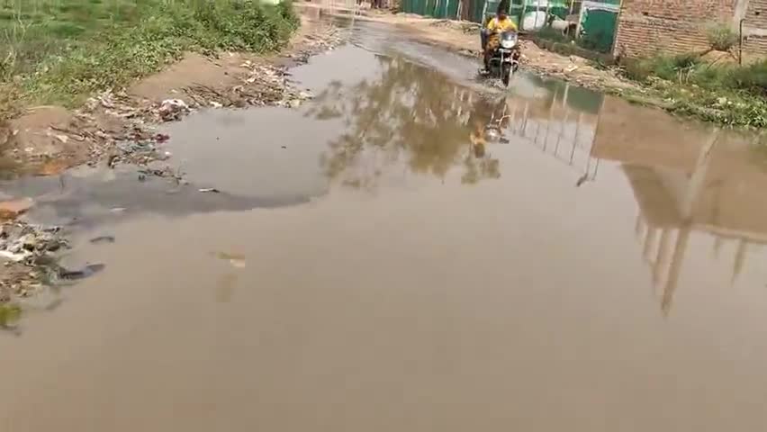 Dohari Road Amba दोहरी रोड अंबा पानी भराव #ambah#ambah#morena03 #चम्बल
