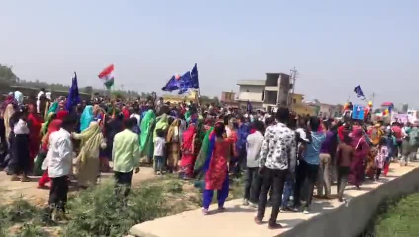 rafipur mein nikali badi dhumdham se Ambedkar jayanti