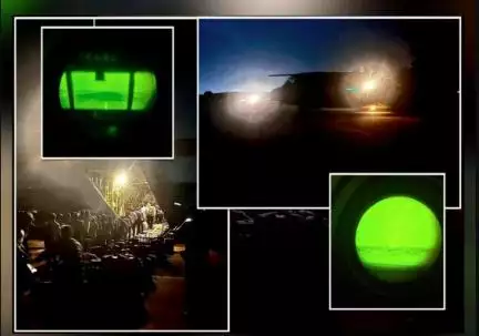 वायुसेना के क्रू ने सूडान में उतरने के लिए किया नाइट विज़न गॉगल्स का इस्तेमाल, 121 लोगों की बचाया #वायुसेना