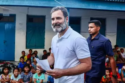 राहुल गांधी मणिपुर की राज्यपाल अनुसुइया उइके से मिले, समाज के सभी वर्गों से की शांति की अपील #राहुल