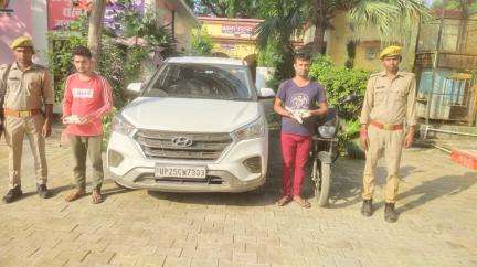 शाहजहांपुर में ₹1 करोड़ से अधिक की स्मैक के साथ 2 तस्कर अरेस्ट, कार व अवैध हथियार बरामद #अपराध #तस्कर