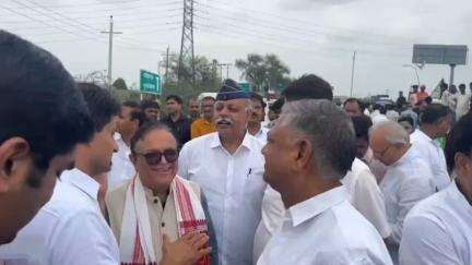कांग्रेस के प्रतिनिधिमंडल को नूंह के हिंसा प्रभावित क्षेत्रों में जाने से रोका गया #नूंह_हिंसा