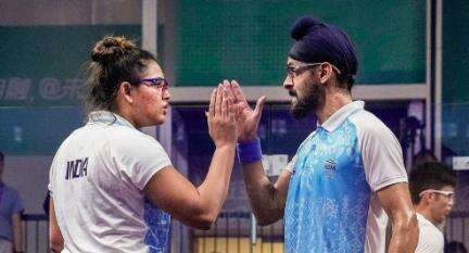 भारत ने स्क्वॉश में मिक्स्ड डबल्स का फाइनल जीता, 19वें एशियन गेम्स में पूरे किए 20 गोल्ड मेडल #एशियन_गेम्स