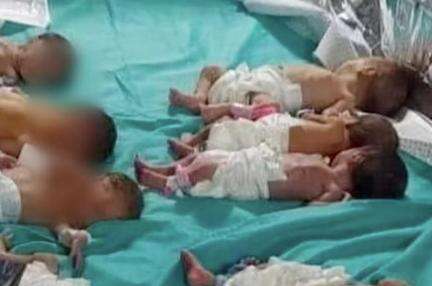 गाज़ा में शिशुओं को फॉइल पर लिटाकर दी जा रही गर्माहट, डॉक्टर ने कहा- 39 में से 36 शिशु बचे #गाज़ा #इज़रायल
