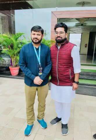 एनएसयूआई के राष्ट्रीय प्रभारी युवाओं के नेता कन्हैया कुमार जी के साथ...
#nsui_india