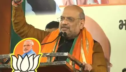 दिल्ली में बीजेपी सरकार बना दीजिए, शपथ के एक घंटे बाद आयुष्मान भारत योजना लागू कर देंगे: अमित शाह #amit_shah #delhi_election
