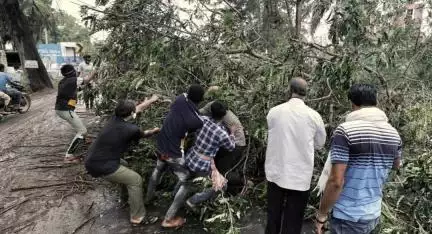 चक्रवात ताउते के कारण गुजरात में 7 की मौत; 16,000 से अधिक घर क्षतिग्रस्त व 40,000 से अधिक पेड़ उखड़े #चक्रवात_ताउते