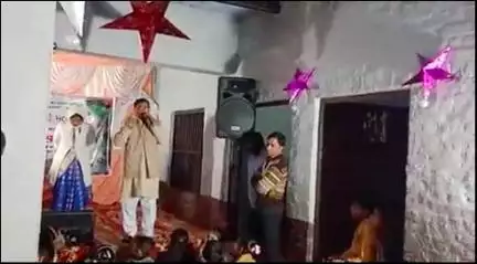 गुरुग्राम में क्रिसमस की एक सभा के दौरान कुछ लोगों ने लगाए 'जय श्री राम' के नारे, वीडियो हुआ वायरल #क्रिसमस