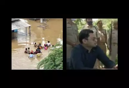 क्या हम खाना घर पर पहुंचाएंगे, सरकार ज़ोमैटो सर्विस नहीं चला रही: बाढ़ पीड़ितों से यूपी के अंबेडकर नगर के डीएम #अंबेडकरनगर