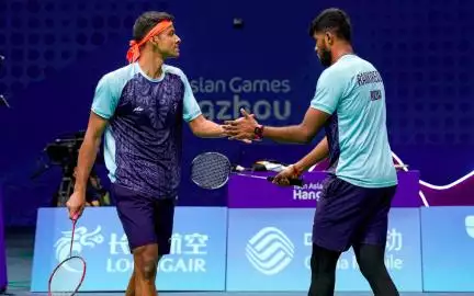 भारत ने एशियाड के इतिहास में पहली बार बैडमिंटन में जीता स्वर्ण पदक #खेल #एशियन_गेम्स