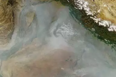 नासा ने जारी की उत्तर भारत और उत्तर पाकिस्तान में धुंध की चादर की ताज़ा सैटेलाइट तस्वीर #पराली