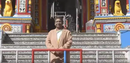 राष्ट्रपति द्रौपदी मुर्मू ने उत्तराखंड में किए बदरीनाथ धाम के दर्शन, शेयर की तस्वीरें #राष्ट्रपति