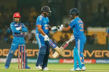 भारत ने अफगानिस्तान के खिलाफ 1 ओवर में बनाए 36 रन #टी20 #क्रिकेट