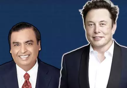 मुकेश अंबानी व गौतम अदाणी की कुल संपत्ति से भी अधिक हुई एलन मस्क की नेटवर्थ #अंबानी #एलन_मस्क