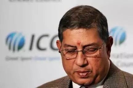 ईडी ने बीसीसीआई के पूर्व अध्यक्ष श्रीनिवासन की कंपनी इंडिया सीमेंट्स के परिसरों में मारा छापा #अपराध #ईडी
