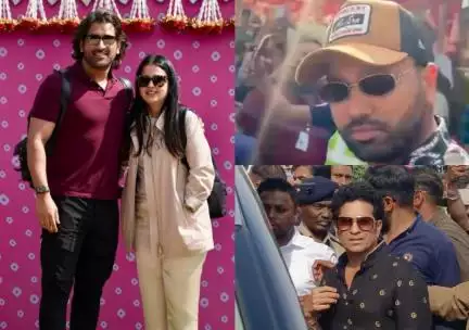 अनंत अंबानी व राधिका मर्चेंट के प्री-वेडिंग इवेंट के लिए जामनगर पहुंचे सचिन, धोनी व रोहित, तस्वीरें सामने आईं #अंबानी