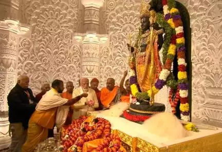 रामलला की प्राण प्रतिष्ठा के बाद पहली रामनवमी भक्ति व प्रगति के नए युग को जोड़ती है: पीएम मोदी #राम_मंदिर #रामनवमी