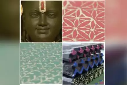 रामलला की मूर्ति को कल से राम नवमी तक पहनाए जाएंगे असली चांदी-सोने की छपाई वाले वस्त्र #रामलला