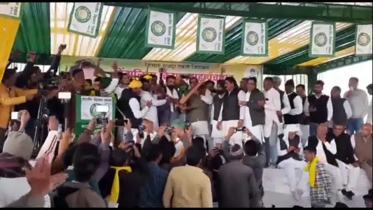 सिरसा में हुआ किसान महापंचायत का आयोजन, इनेलो नेता अभय चौटाला ने की शिरकत #अभय_चौटाला #किसान_महापंचायत