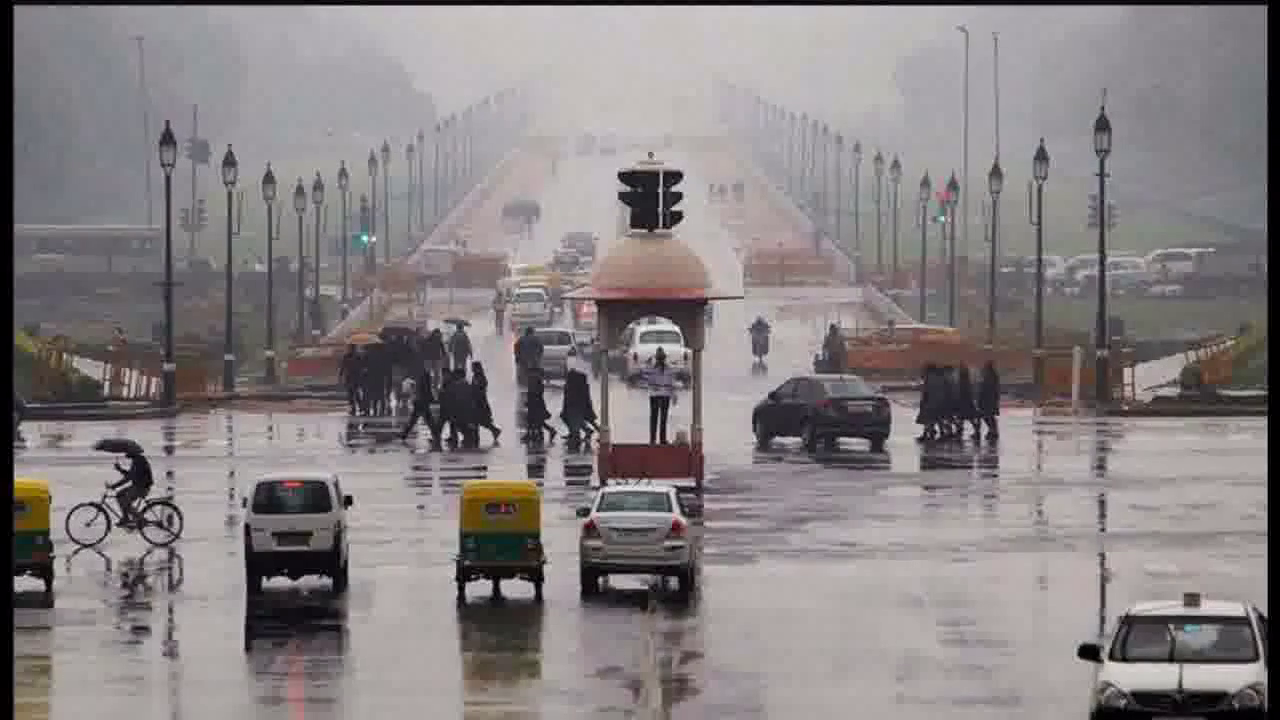 दिल्ली में हुई हल्की बारिश, अधिकतम तापमान 35 डिग्री सेल्सियस के आसपास रहने की संभावना #दिल्ली_बारिश