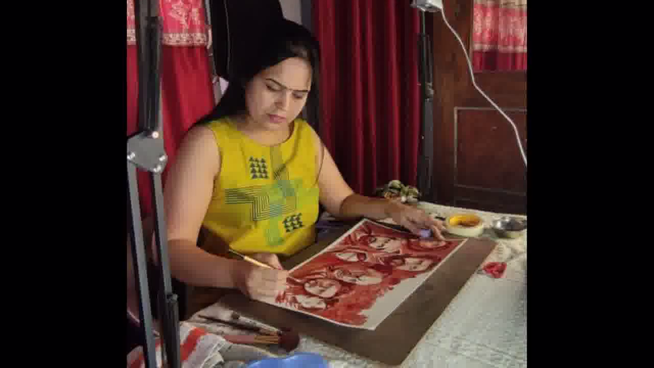 महिला ने अपने खून से बनाया 'द कश्मीर फाइल्स' का पोस्टर, विवेक अग्निहोत्री ने शेयर की तस्वीरें #कश्मीर_फाइल्स