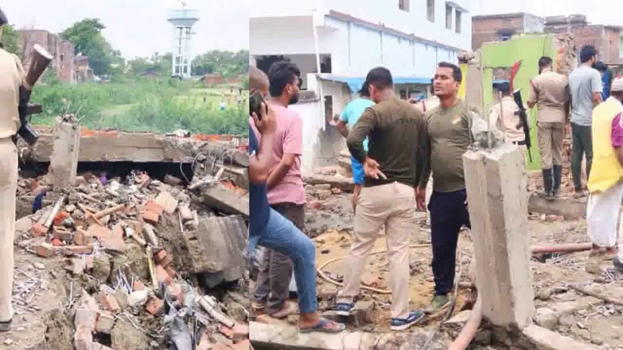 छपरा में पटाखा कारोबारी के घर में हुआ विस्फोट, 3 लोगों की मौत #धमाका